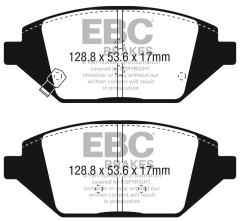 EBC S2 Brake Pad and Rotor Kit (1x ebcDP23058, 1x ebcUSR7773) thumbnail 6