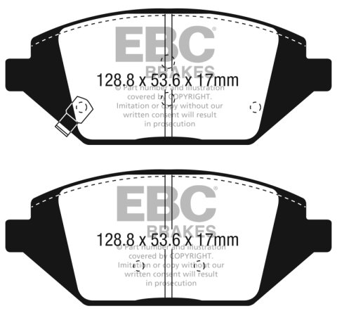 EBC S2 Brake Pad and Rotor Kit (1x ebcDP23058, 1x ebcUSR7773) thumbnail 7