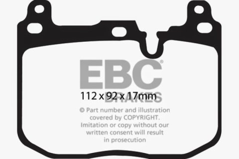 EBC S2 Brake Pad and Rotor Kit (1x ebcUSR2064R, 1x ebcDP22130) thumbnail 6