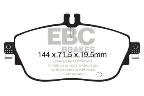 EBC S2 Brake Pad and Rotor Kit (1x ebcUSR1918, 1x ebcDP22165) thumbnail 6