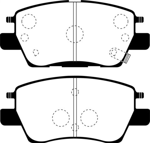 EBC S2 Brake Pad and Rotor Kit (1x ebcDP23052, 1x ebcUSR1747) thumbnail 9