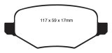 EBC S20 Brake Pad and Rotor Kit (1x ebcUD1158, 1x ebcRK7559, 1x ebcRK7280, 1x ebcUD1377) thumbnail 6