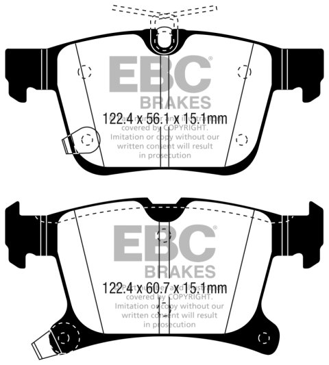EBC S3 Kits Greenstuff Pads and GD Rotors (1x ebcDP63066, 1x ebcGD7750) thumbnail 7
