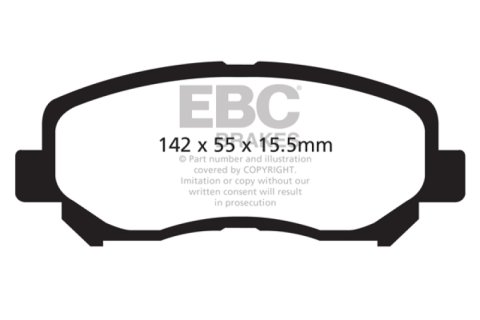 EBC S4 Brake Pad and Rotor Kit (1x ebcUSR7737, 1x ebcDP32134C) thumbnail 8
