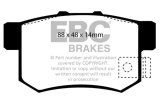 EBC S4 Brake Pad and Rotor Kit (1x ebcDP3781/2C, 1x ebcUSR7176) thumbnail 7