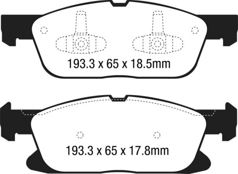 EBC S5 Brake Pad and Rotor Kit (1x ebcGD7715, 1x ebcDP43046R) thumbnail 8