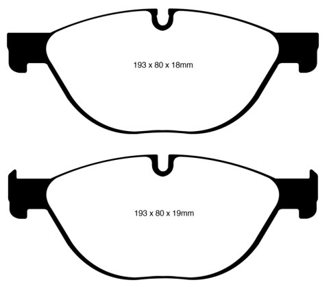 EBC S12 Brake Pad and Rotor Kit (1x ebcRK1795RX, 1x ebcDP32019C) thumbnail 6
