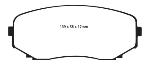 EBC S13 Brake Pad and Rotor Kit (1x ebcRK7781, 1x ebcDP41794R) thumbnail 5