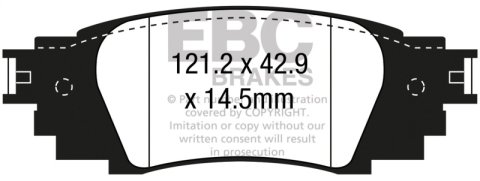 EBC S13 Brake Pad and Rotor Kit (1x ebcDP43080R, 1x ebcRK7780) thumbnail 8
