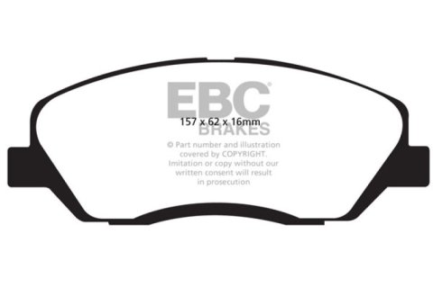 EBC S14 Brake Pad and Rotor Kit (1x ebcDP61783, 1x ebcRK7661) thumbnail 7