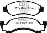 EBC S1 Brake Pad and Rotor Kit (1x ebcUD050, 1x ebcRK7044) thumbnail 8