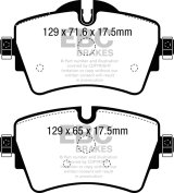 EBC S1 Brake Pad and Rotor Kit (1x ebcRK1488, 1x ebcUD1801) thumbnail 6