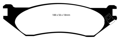 EBC S2 Brake Pad and Rotor Kit (1x ebcDP61638, 1x ebcUSR7105) thumbnail 3