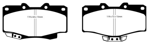EBC S2 Brake Pad and Rotor Kit (1x ebcDP6807, 1x ebcUSR7235) thumbnail 3