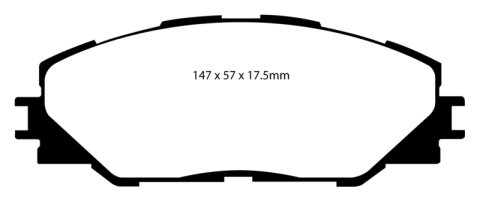 EBC S2 Brake Pad and Rotor Kit (1x ebcDP61792, 1x ebcUSR7387) thumbnail 3