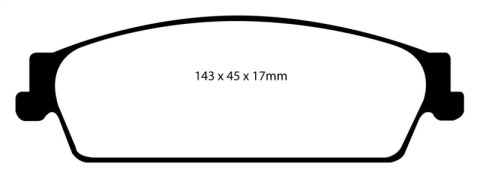 EBC S2 Brake Pad and Rotor Kit (1x ebcUSR7373, 1x ebcDP61780) thumbnail 3