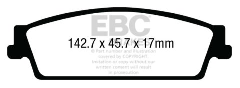 EBC S2 Brake Pad and Rotor Kit (1x ebcUSR7373, 1x ebcDP63022) thumbnail 8