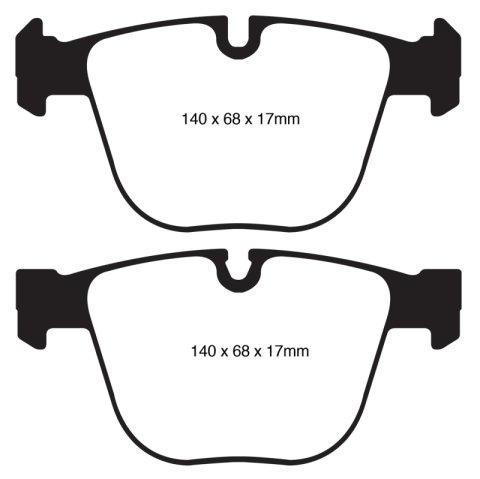 EBC S4 Brake Pad and Rotor Kit (1x ebcUSR1819R, 1x ebcDP32020C) thumbnail 5