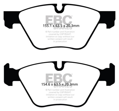EBC S9 Brake Pad and Rotor Kit (1x ebcUSR1816R, 1x ebcDP42088R) thumbnail 2