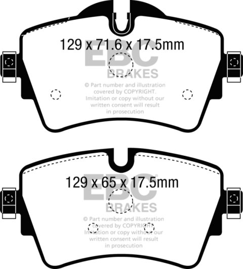 EBC S9 Brake Pad and Rotor Kit (1x ebcUSR1998, 1x ebcDP42227R) thumbnail 2