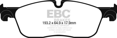 EBC S11 Brake Pad and Rotor Kit (1x ebcDP22251, 1x ebcRK2045) thumbnail 9