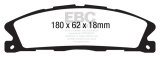EBC Stage 15 Kits Extra-Duty Brake Pads and USR Rotors for 2013-2018 EXPLORER, 2013-2019 MKT - S15KF1043 Disc Pad Rotor Kit thumbnail 7