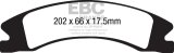 EBC S15 Brake Pad and Rotor Kit (1x ebcUSR7760, 1x ebcED91885) thumbnail 7