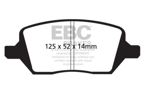 EBC S15 Brake Pad and Rotor Kit (1x ebcED91737, 1x ebcUSR7453) thumbnail 7