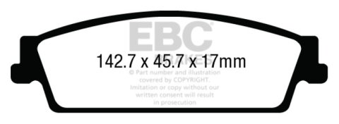EBC S15 Brake Pad and Rotor Kit (1x ebcUSR7373, 1x ebcED93022) thumbnail 7