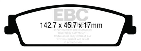 EBC S15 Brake Pad and Rotor Kit (1x ebcUSR7373, 1x ebcED93022) thumbnail 8