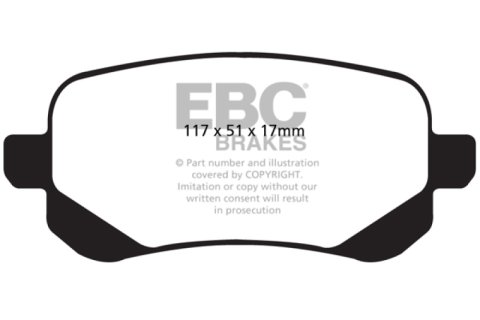 EBC S15 Brake Pad and Rotor Kit (1x ebcED91840, 1x ebcUSR7443) thumbnail 7