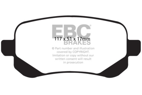 EBC S15 Brake Pad and Rotor Kit (1x ebcED91840, 1x ebcUSR7443) thumbnail 9