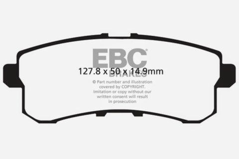 EBC S15 Brake Pad and Rotor Kit (1x ebcED91876, 1x ebcUSR7573) thumbnail 9