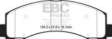 EBC S1 Brake Pad and Rotor Kit (1x ebcRK7462, 1x ebcUD2087) thumbnail 9