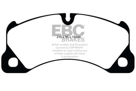EBC S8 Brake Pad and Rotor Kit (1x ebcGD1920, 1x ebcED91835) thumbnail 8