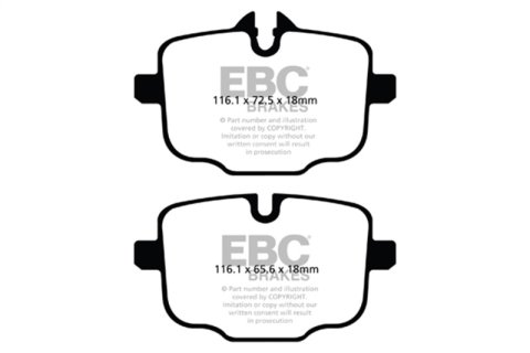 EBC S20 Brake Pad and Rotor Kit (1x ebcUD1867, 1x ebcUD1469, 1x ebcRK2065R, 1x ebcRK2066R) thumbnail 7