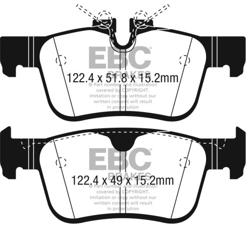 EBC S10 Brake Pad and Rotor Kit (1x ebcDP22306, 1x ebcGD2125) thumbnail 6