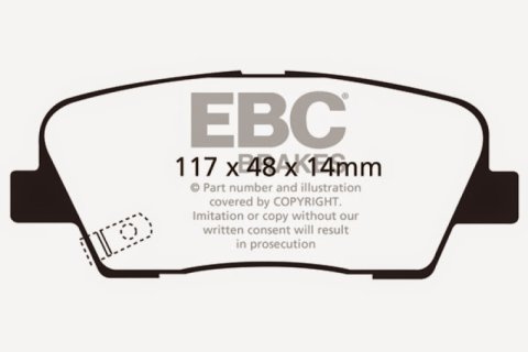 EBC Stage 11 Kits Greenstuff and RK Rotors for 2019-2023 G70, 2018-2021 STINGER - S11KR1464 Brake Rotor Pad Combos, Kits; Pads thumbnail 9