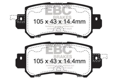 EBC S11 Brake Pad and Rotor Kit (1x ebcDP22135, 1x ebcRK7803) thumbnail 3