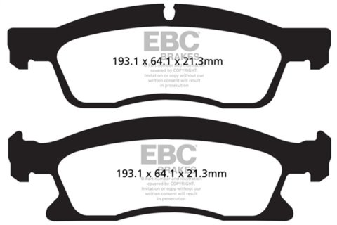 EBC S1 Brake Pad and Rotor Kit (1x ebcUD1629, 1x ebcRK2102) thumbnail 8