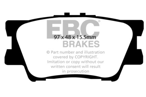 EBC S1 Brake Pad and Rotor Kit (1x ebcUD1212, 1x ebcRK7806) thumbnail 7
