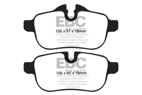 EBC S6 Brake Pad and Rotor Kit (1x ebcGD1823, 1x ebcDP52046NDX) thumbnail 8
