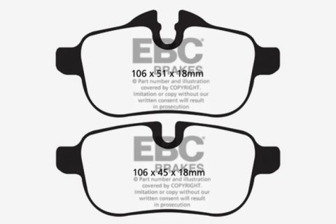 EBC S6 Brake Pad and Rotor Kit (1x ebcGD1823, 1x ebcDP52046NDX) thumbnail 9