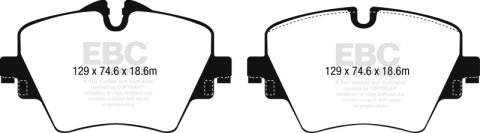 EBC S2 Brake Pad and Rotor Kit (1x ebcDP22245, 1x ebcUSR2117R) thumbnail 5