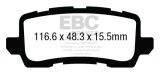 EBC S2 Brake Pad and Rotor Kit (1x ebcDP23018, 1x ebcUSR7742) thumbnail 7