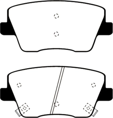 EBC S5 Brake Pad and Rotor Kit (1x ebcDP42344R, 1x ebcGD2202) thumbnail 2