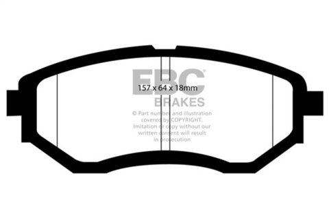 EBC S7 Brake Pad and Rotor Kit (1x ebcED91583, 1x ebcBSD7337) thumbnail 6