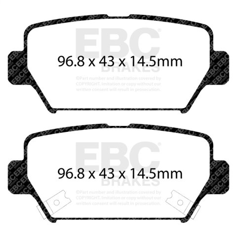 EBC S9 Brake Pad and Rotor Kit (1x ebcUSR7670, 1x ebcDP42369R) thumbnail 7
