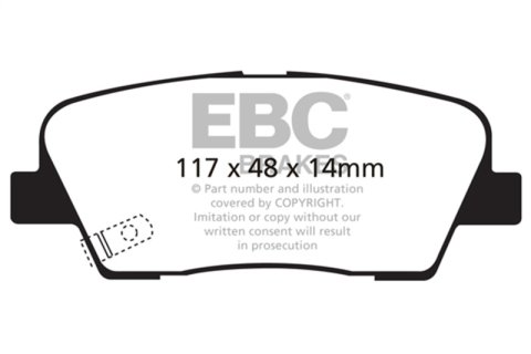 EBC S9 Brake Pad and Rotor Kit (1x ebcDP41806R, 1x ebcUSR7796) thumbnail 6