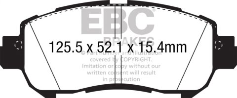 EBC S13 Brake Pad and Rotor Kit (1x ebcDP42346R, 1x ebcRK7817) thumbnail 7